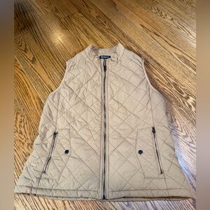 Tan Quilted Vest